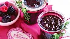Blackberry, raspberry and vanilla bean jam