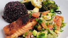 Blackened Salmon with Citrus Salsa
