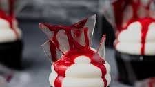 Bloody Broken Glass Cupcakes