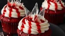 Bloody Glass Cupcakes