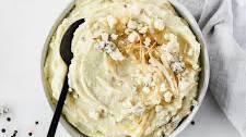 Blue Cheese Mashed Potatoes with Caramelized Onions