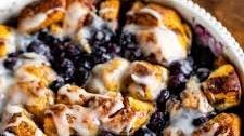 Blueberry Cinnamon Roll Bake Recipe