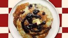 Blueberry Jam Pancakes