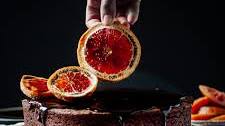 Boozy Blood Orange Chocolate cake