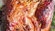 Bourbon Molasses Glazed Ham