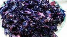 Braised Purple Cabbage with Dill and Garlic