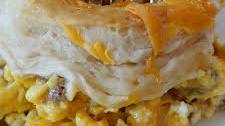 Breakfast Biscuit Casserole