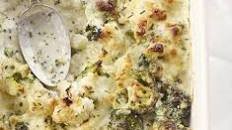 Broccoli & cauliflower cheese