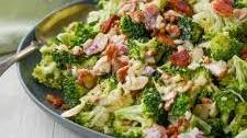 Broccoli Salad with Bacon, Cheddar & Almonds