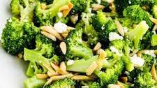 Broccoli Salad with Feta and Almonds