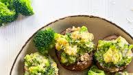 Broccoli Stuffed Mushrooms - One of my MOST FAVORITE appetizers