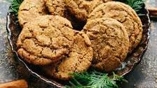 Brown Butter Ginger Molasses Cookies