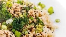 Brown Rice and Ground Turkey Stir Fry