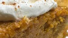 Brown Sugar Sweet Potato Pie (Rum whipped cream)