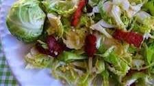 Brussels Sprouts with Bacon Dressing