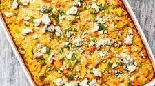 Buffalo Chicken and Rice Casserole