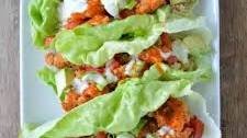 Buffalo Chicken Lettuce Wraps