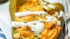 Buffalo Chicken Stuffed Peppers