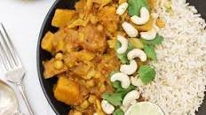 Butternut and Cabbage Mild Curry [Vegan, Gluten-Free]