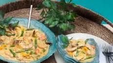 Butternut And Shrimp Pasta