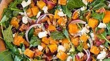 Butternut Squash and Bacon Salad with Maple-Rosemary Vinaigrette