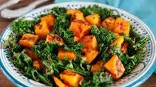Butternut Squash and Crispy Kale Bake