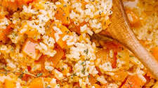 Butternut Squash and Rice Casserole