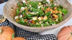 Butternut Squash & Arugula Salad with Roasted Chicken