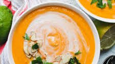 Butternut Squash, Carrot, and Coconut Soup
