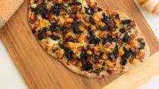 Butternut Squash, Kale, Roasted Garlic, & Pancetta Flatbread