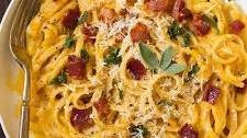 Butternut Squash Pasta Carbonara