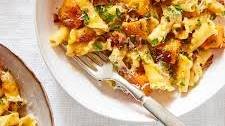 Butternut Squash Pasta With Bacon and Parmesan