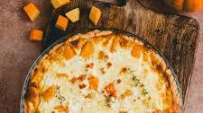 Butternut Squash Quiche with Feta