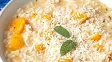 Butternut Squash Risotto with Rosemary and Sage