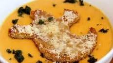 Butternut Squash Soup with Ghost Croutons