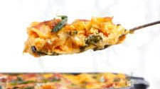 Butternut Squash, Spinach and Goat Cheese Lasagna