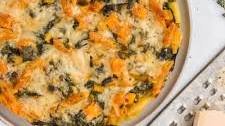 Butternut Squash & Spinach Pasta Pie Recipe