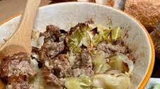 Cabbage and Sausage Casserole