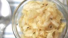 Cabbage Sauerkraut with Dill and Garlic
