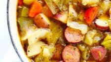 Cabbage, Sausage and Potato Soup