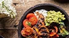 California Chicken, Veggie, Avocado and Rice Bowls