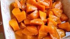 Candied Sweet Potatoes with Orange Juice