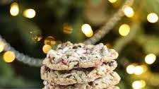 Candy Cane Chocolate Chip Cookies