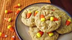 Candy Corn and Peanut Cookies