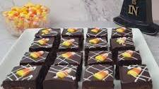 Candy Corn Brownies