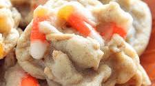 Candy Corn Chow Mein Cookies