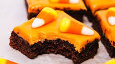 Candy Corn Cosmic Brownies {I dare you to try these!!}