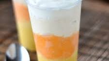 Candy Corn Milkshakes