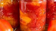 Canning Diced Tomatoes - Easy Fire Roasted Water Bath Method