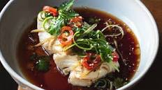 Cantonese Steamed Fish with Ginger and Spring Onion